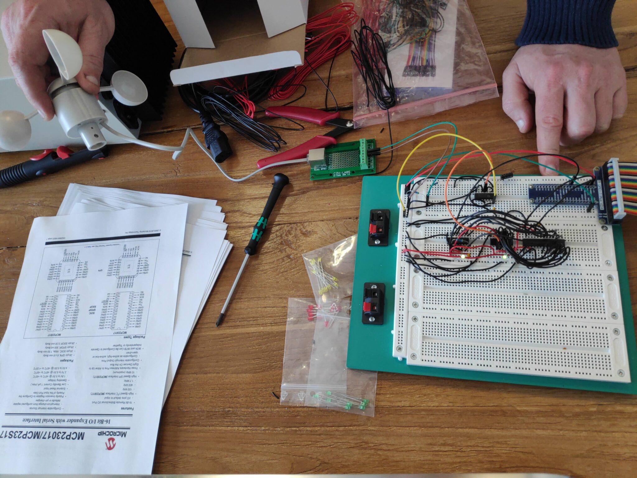 Wind Probe Weather station: Testing the entire windprobe setup – TheCell's Blog